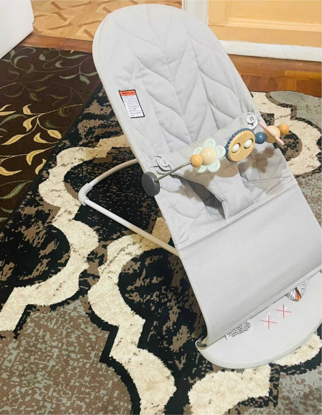 Baby Bjorn Bouncer Balance Soft - Gray  including wooden toys - photo 2