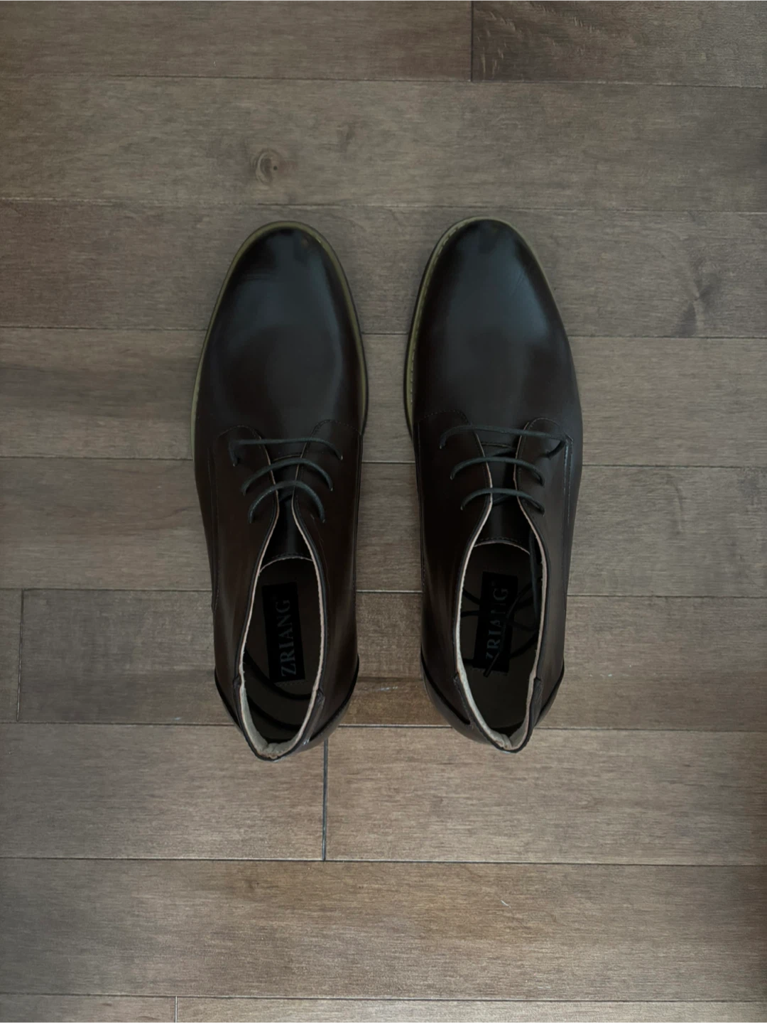 Zriang Brown Leather Ankle Boots - photo 3