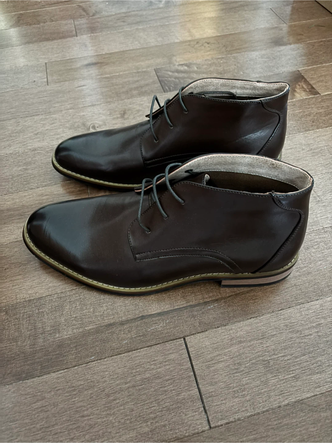 Zriang Brown Leather Ankle Boots - photo 2