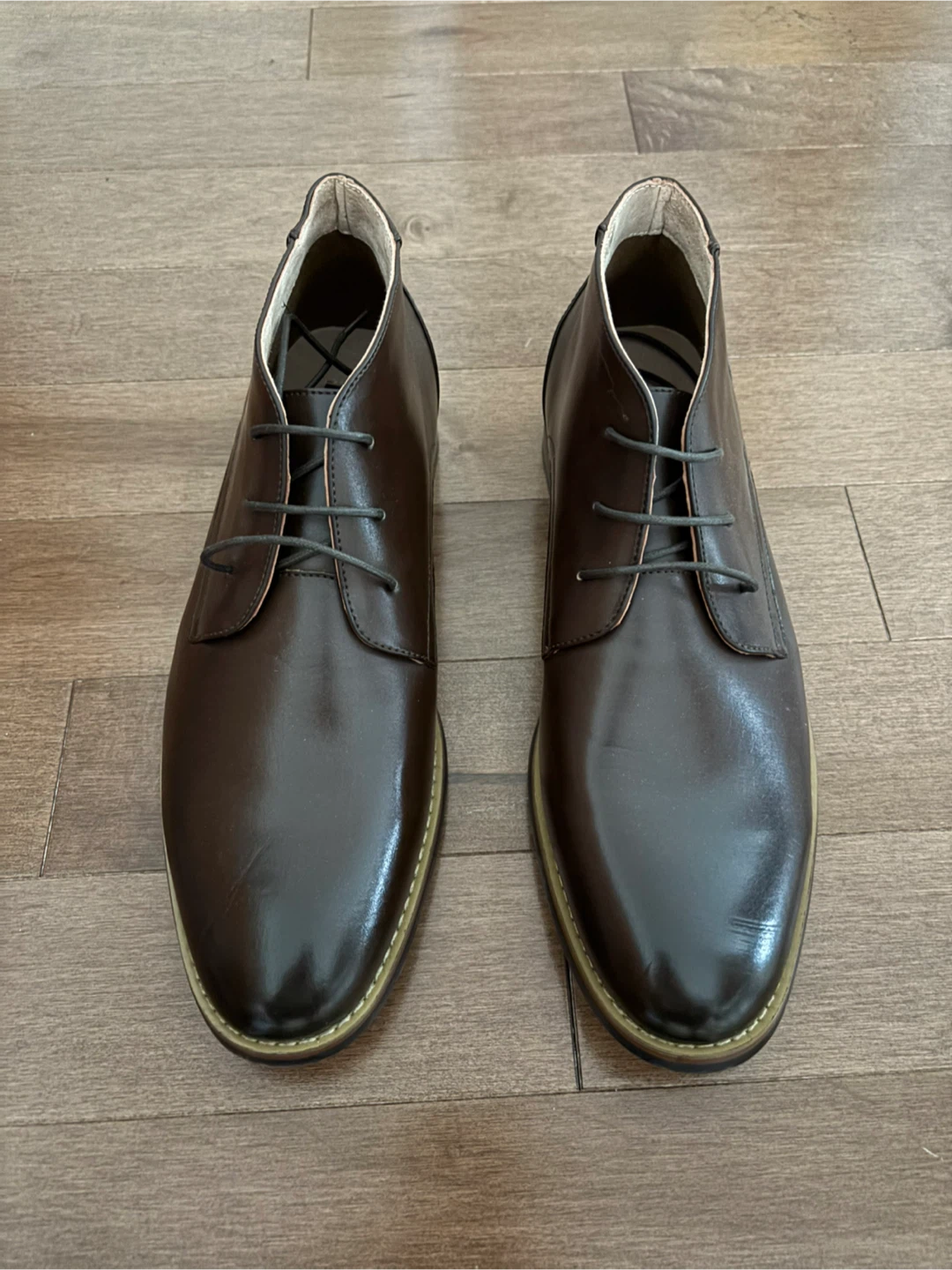 Zriang Brown Leather Ankle Boots