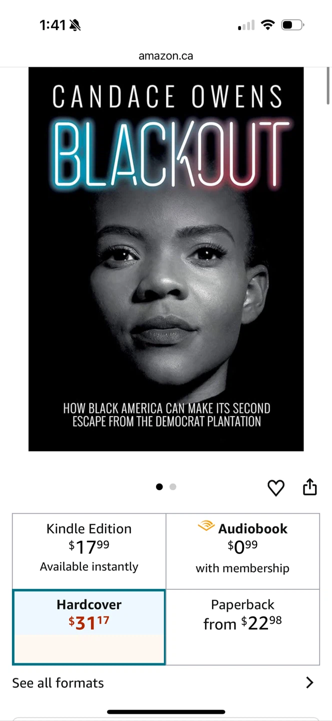 Blackout by Candace Owens- Hardcover 📕 - photo 3