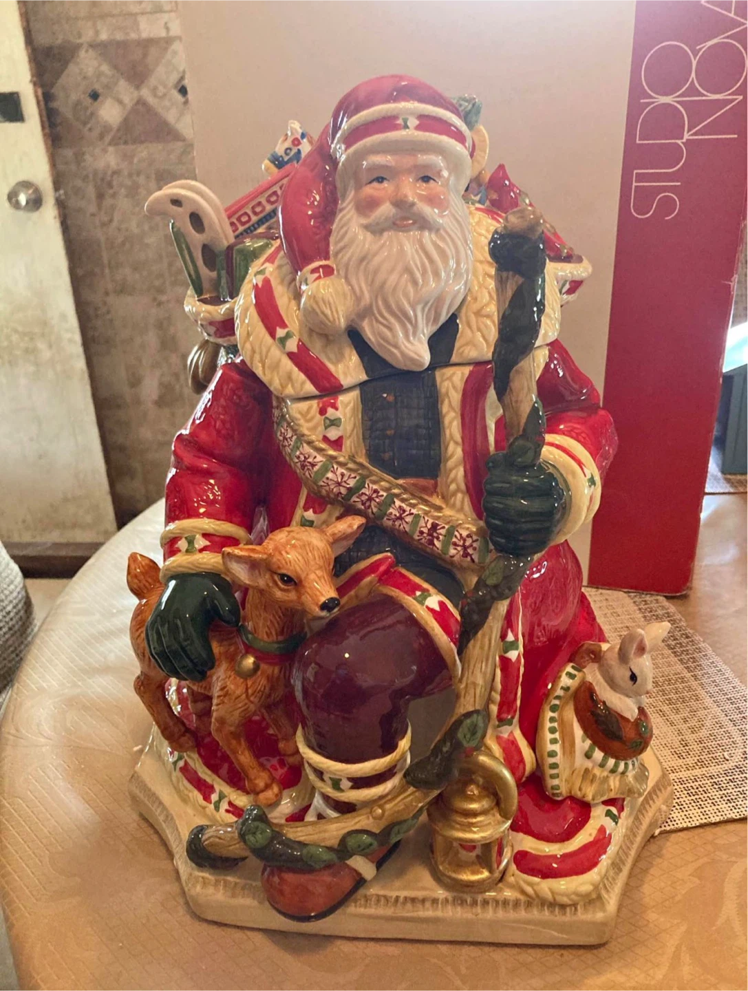 Studio Nova Santa Cookie Jar