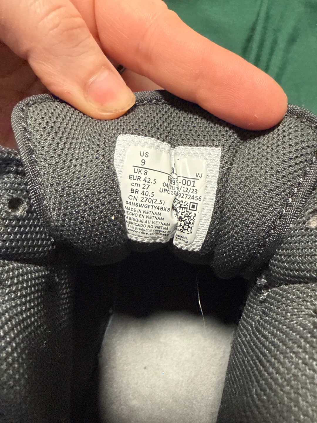 Air Jordan 1 Mid Black White (Size 9) - photo 2