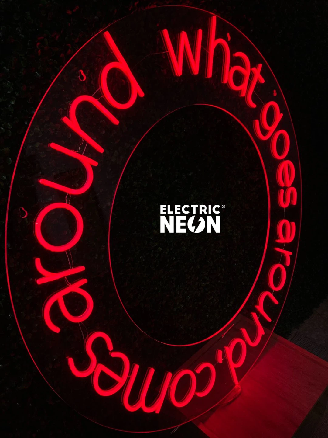 Led Neon sign What Goes Around - photo 2