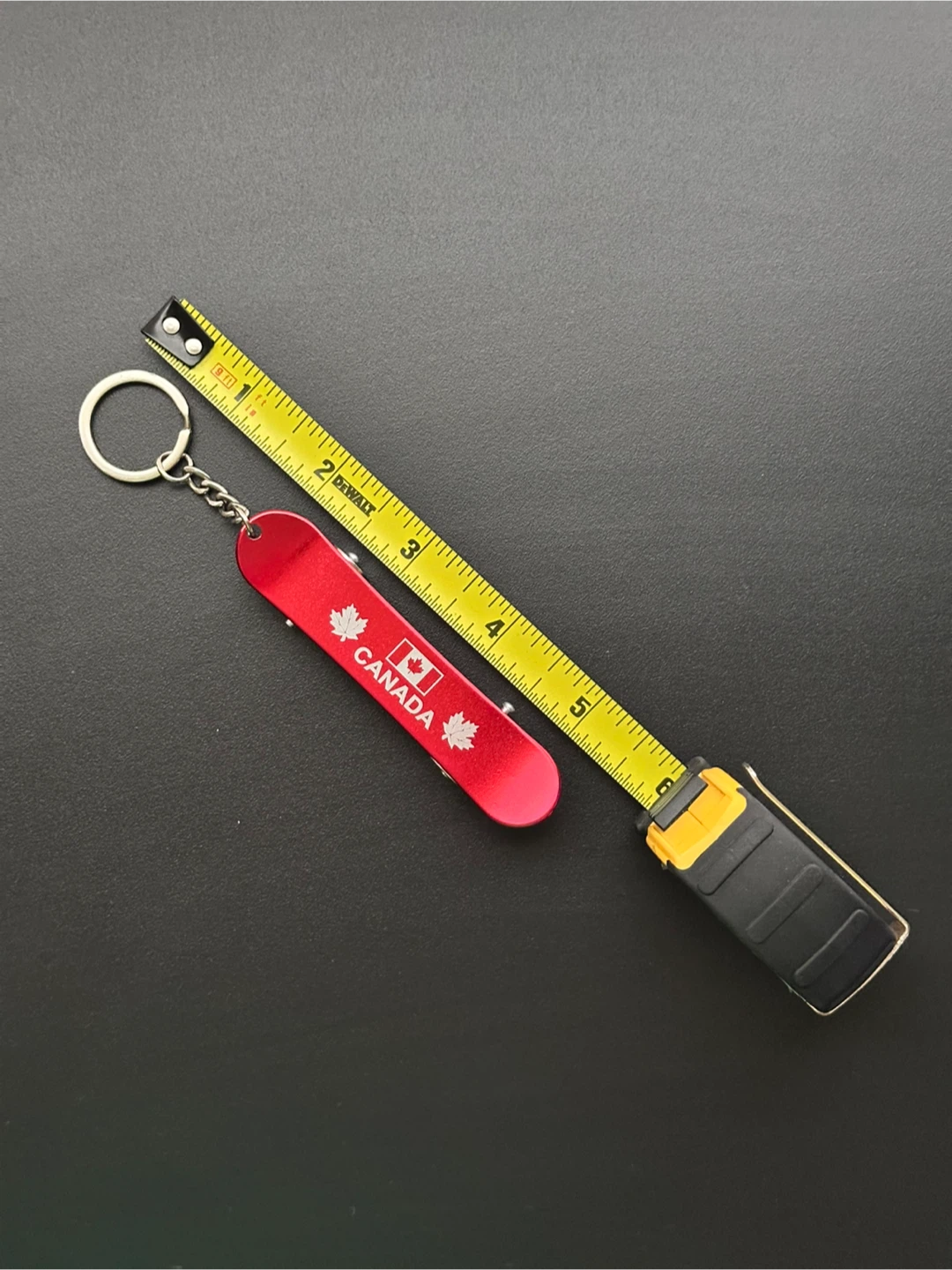 Red Canada Skateboard Keychain - photo 3