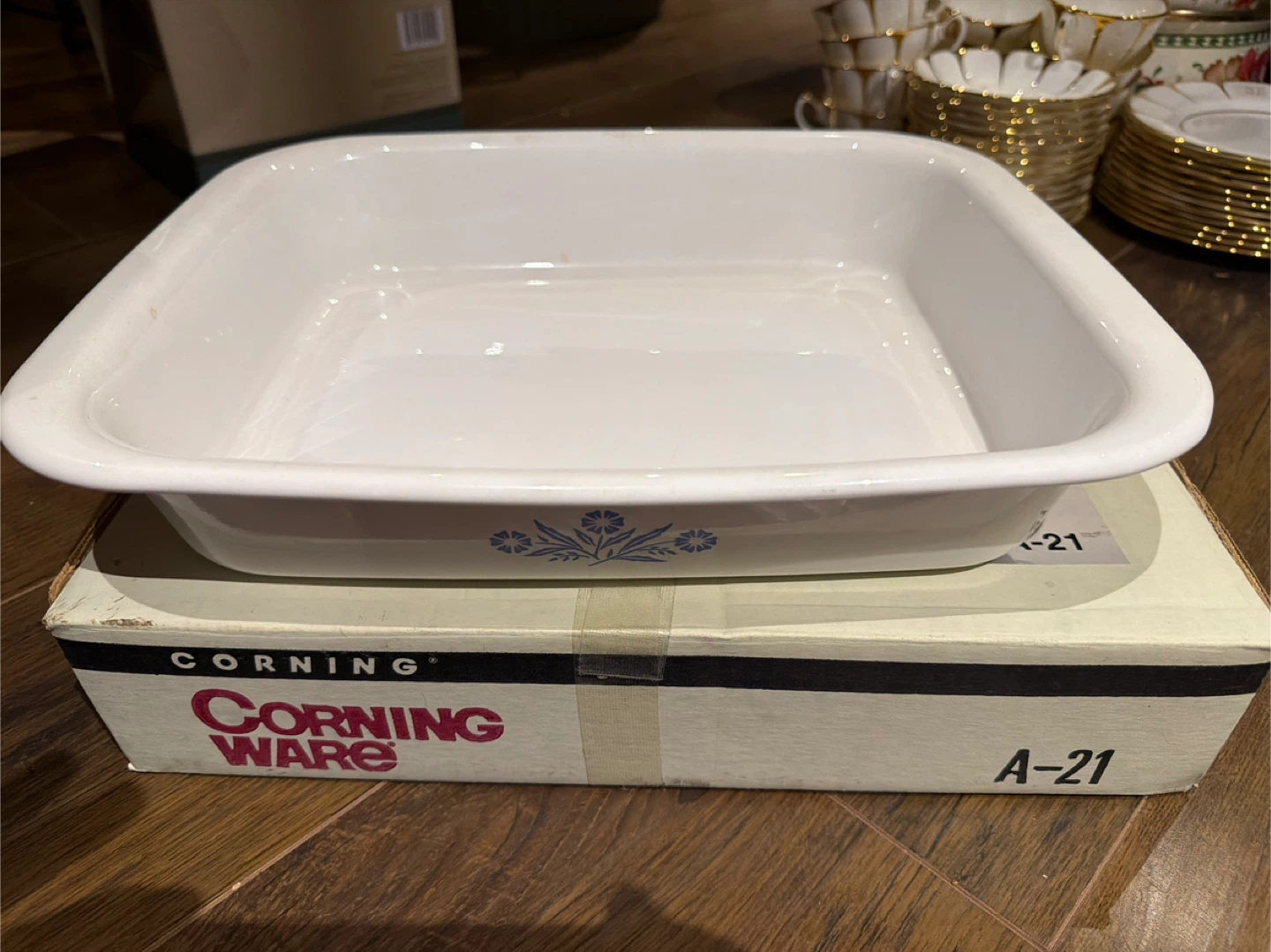 Corning Ware Blue Cornflower Roaster 4 L - photo 2