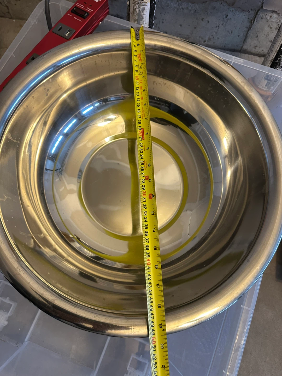 Large Stainless Steel Mixing Bowl