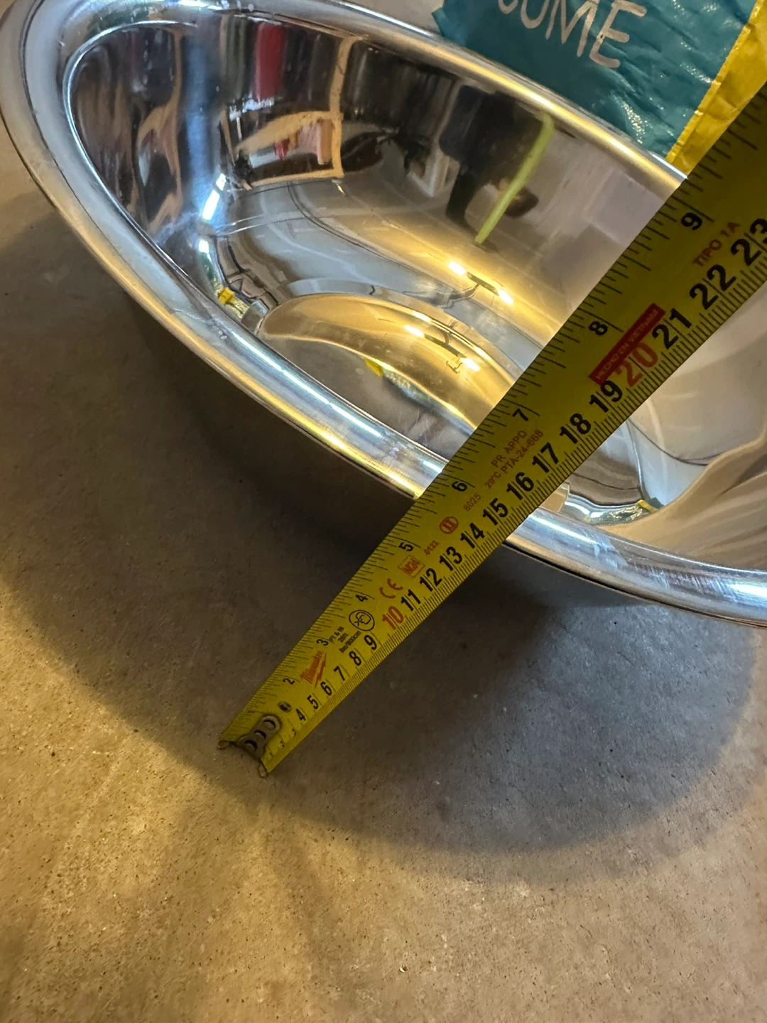 Large Stainless Steel Mixing Bowl - photo 2