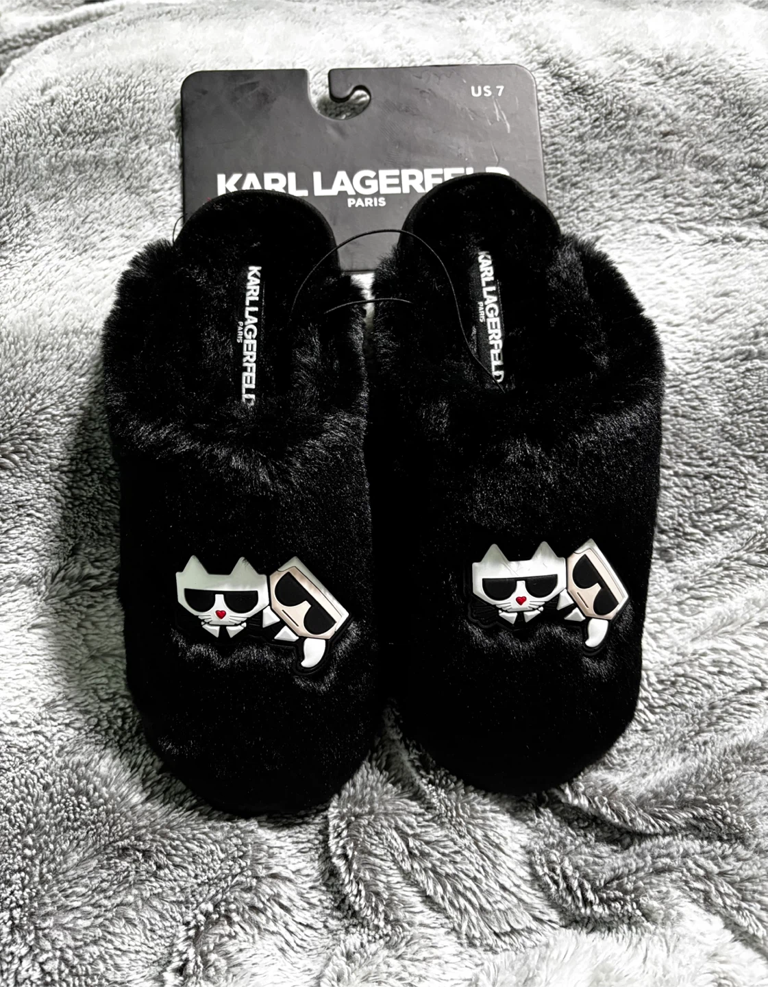 Karl lagerfeld slippers size 7