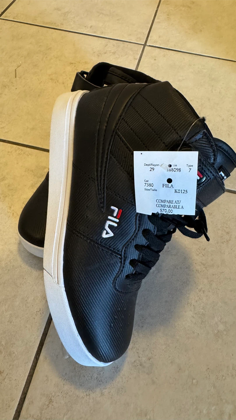 Fila Kids' Black High-Top Sneakers - Size 7 - photo 2