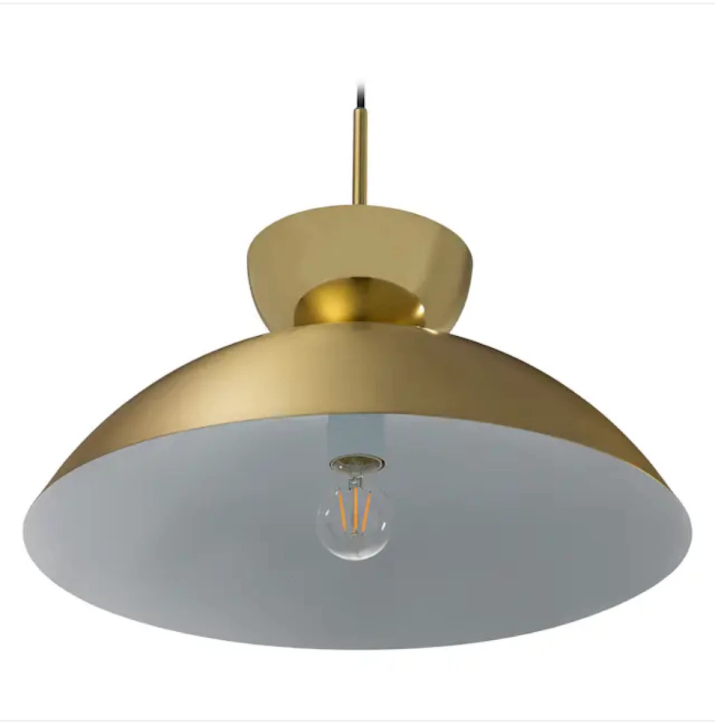 Brand New Brass Pendant Light - 19" Diameter - photo 3