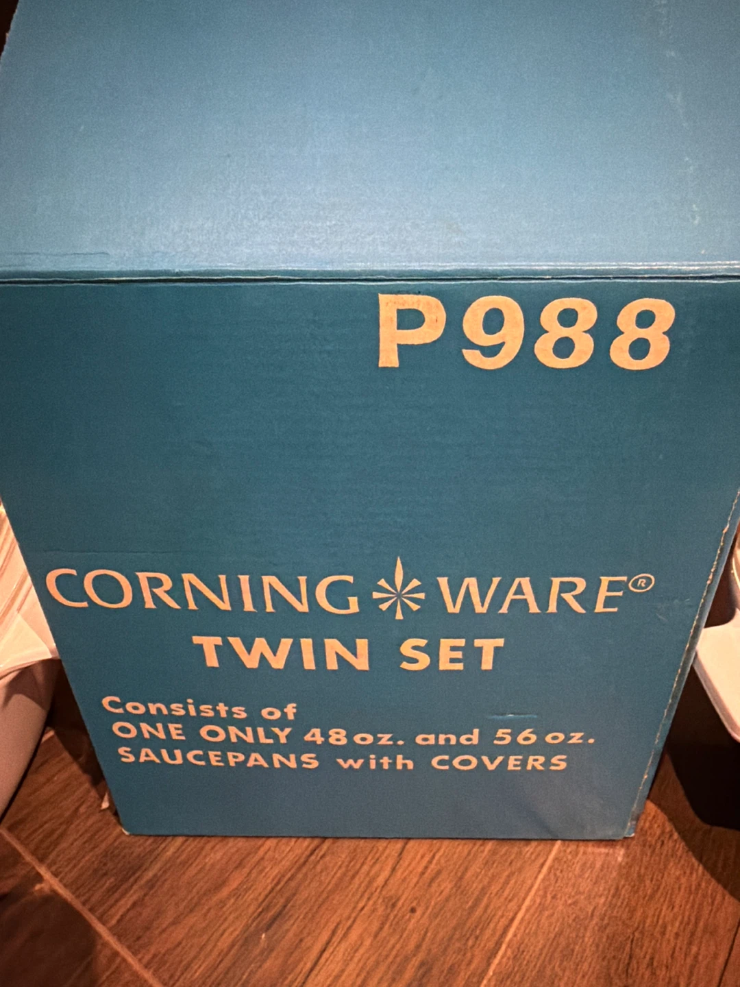 CorningWare Twin Set P988 (48oz & 56oz) w/ Box - photo 2