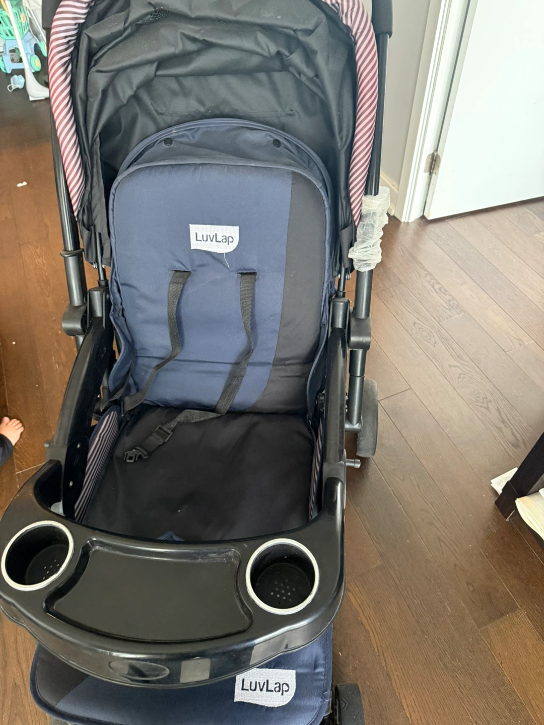 LuvLap Baby Stroller - Navy Blue - photo 3