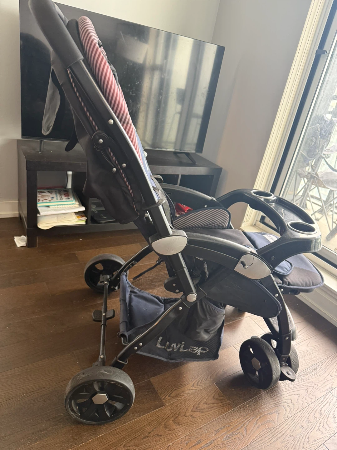 LuvLap Baby Stroller - Navy Blue - photo 5
