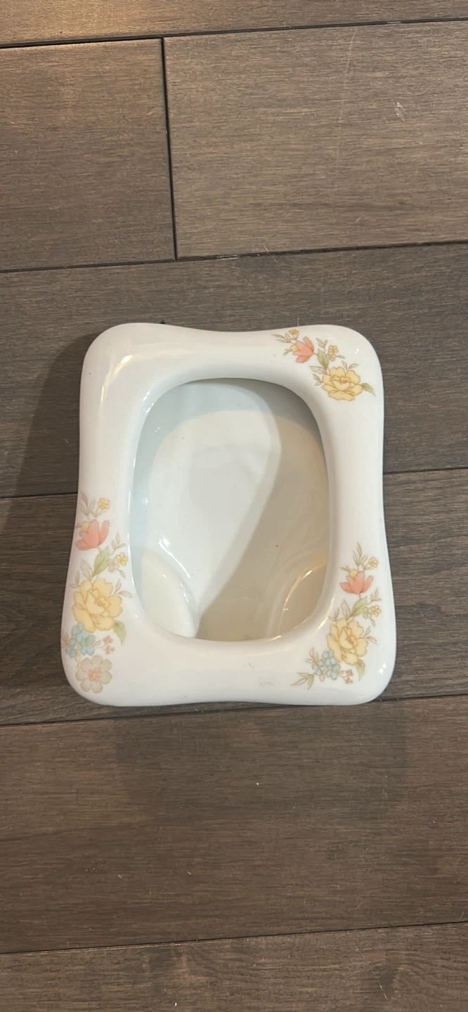 Floral Ceramic Picture Frame