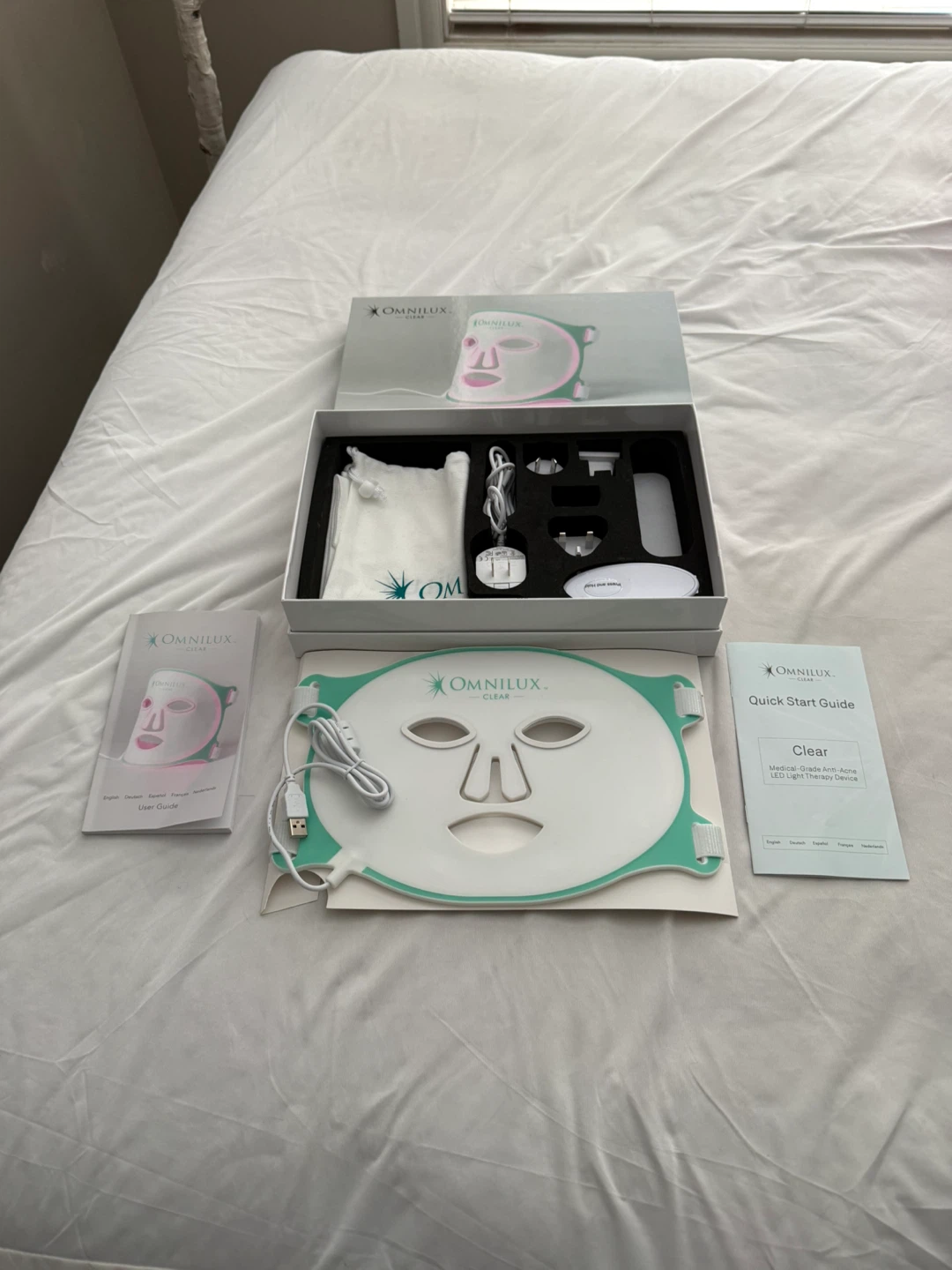 Omnilux Clear LED Light Therapy Face Mask - Acne Treatment - photo 4