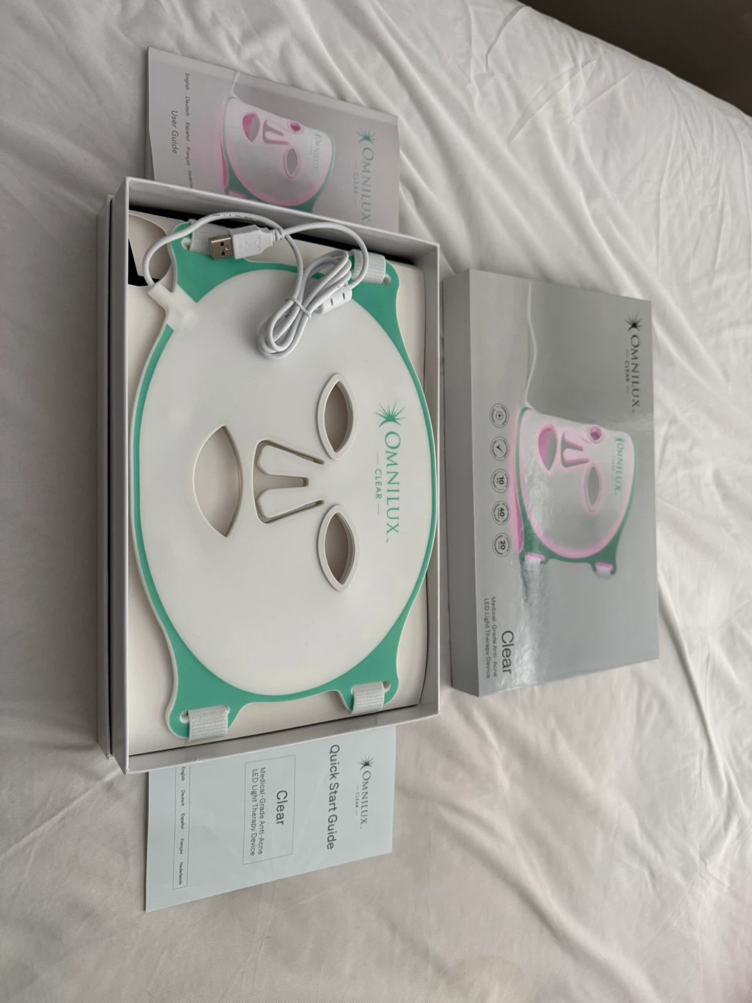 Omnilux Clear LED Light Therapy Face Mask - Acne Treatment - photo 3