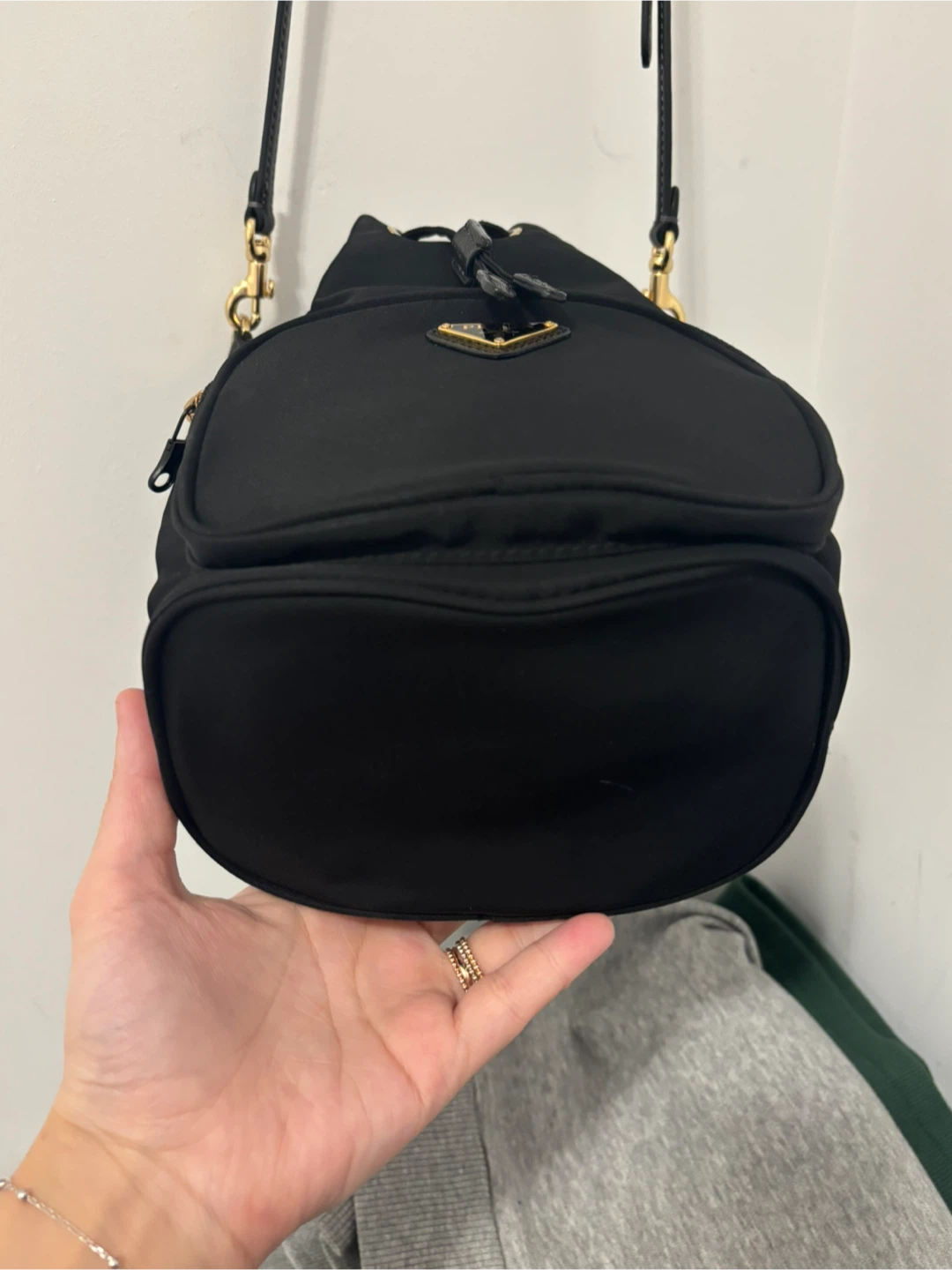 Prada Black Nylon Bucket Bag - photo 5