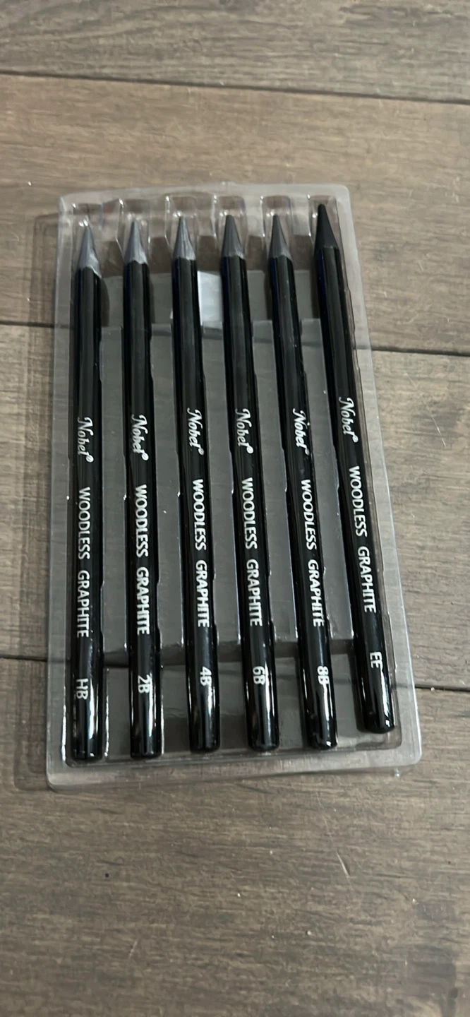 Nobel Woodless Graphite Pencils Set