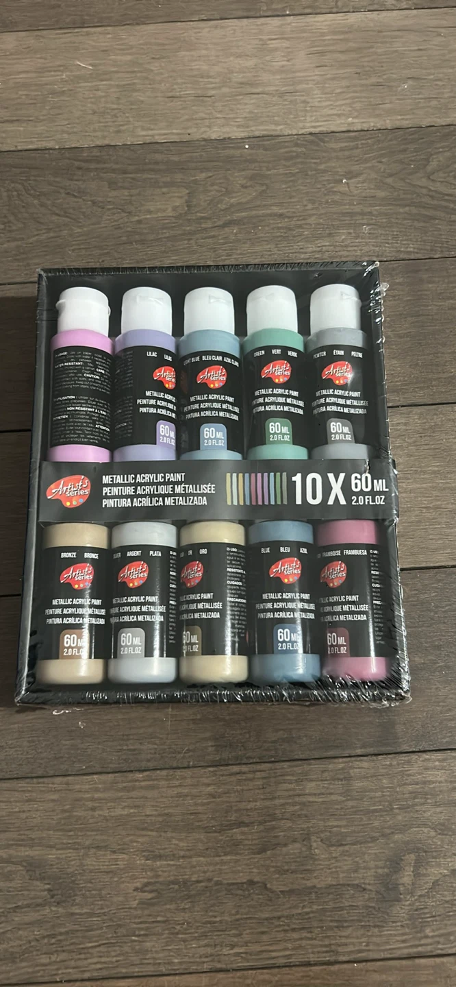 Artist's Loft Metallic Acrylic Paint Set - New