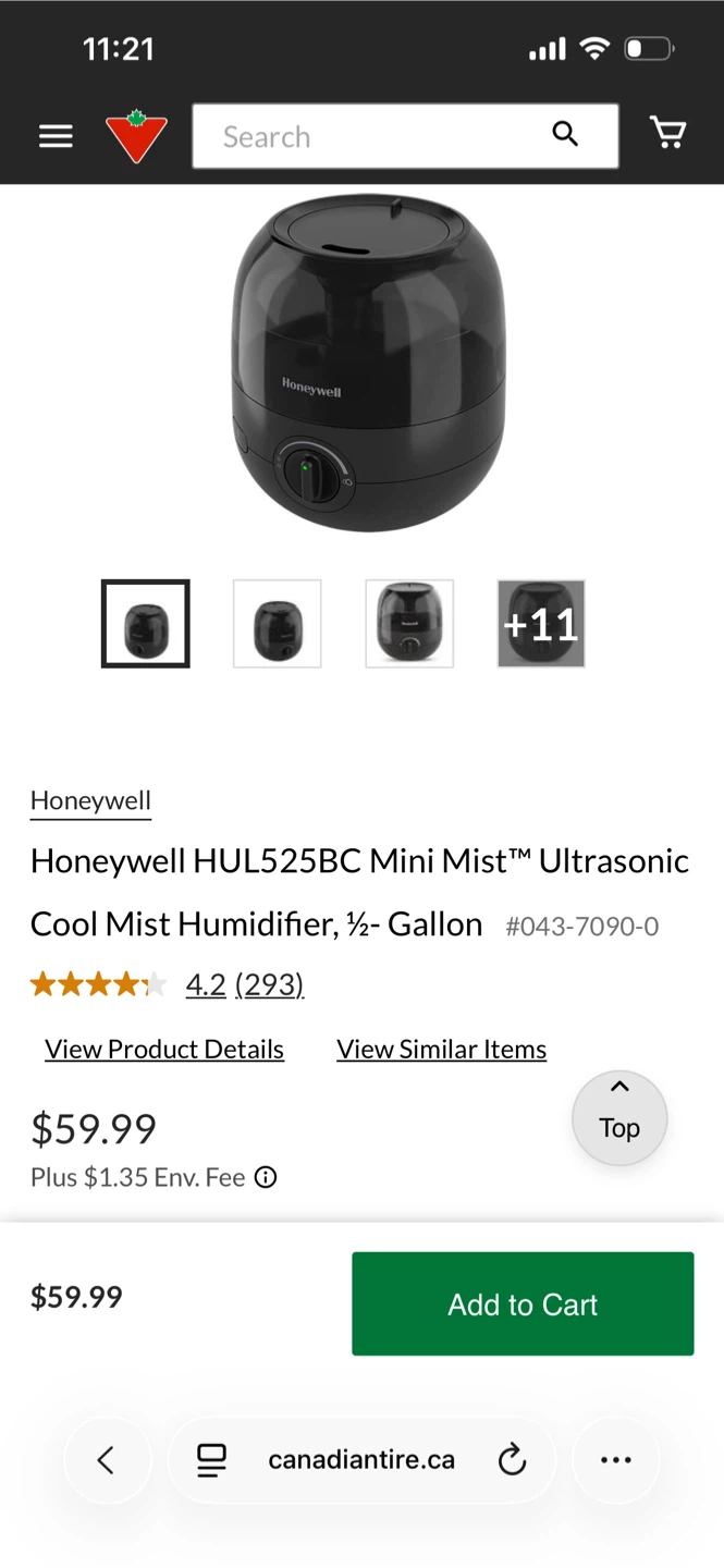 Honeywell Mini Mist Ultrasonic Humidifier - NEW - photo 5
