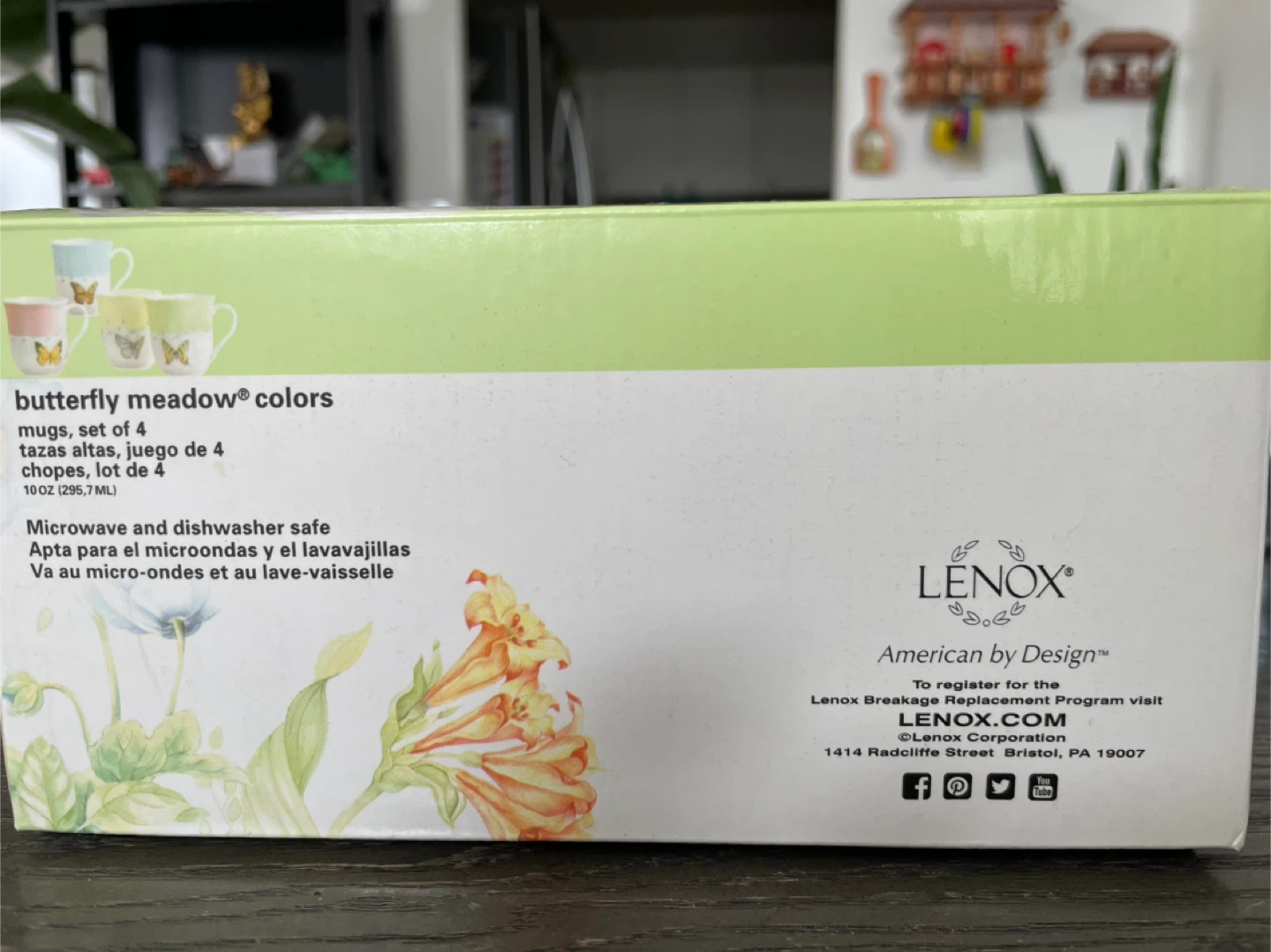 Lenox Butterfly Meadow Mugs - Set of 4 - photo 3