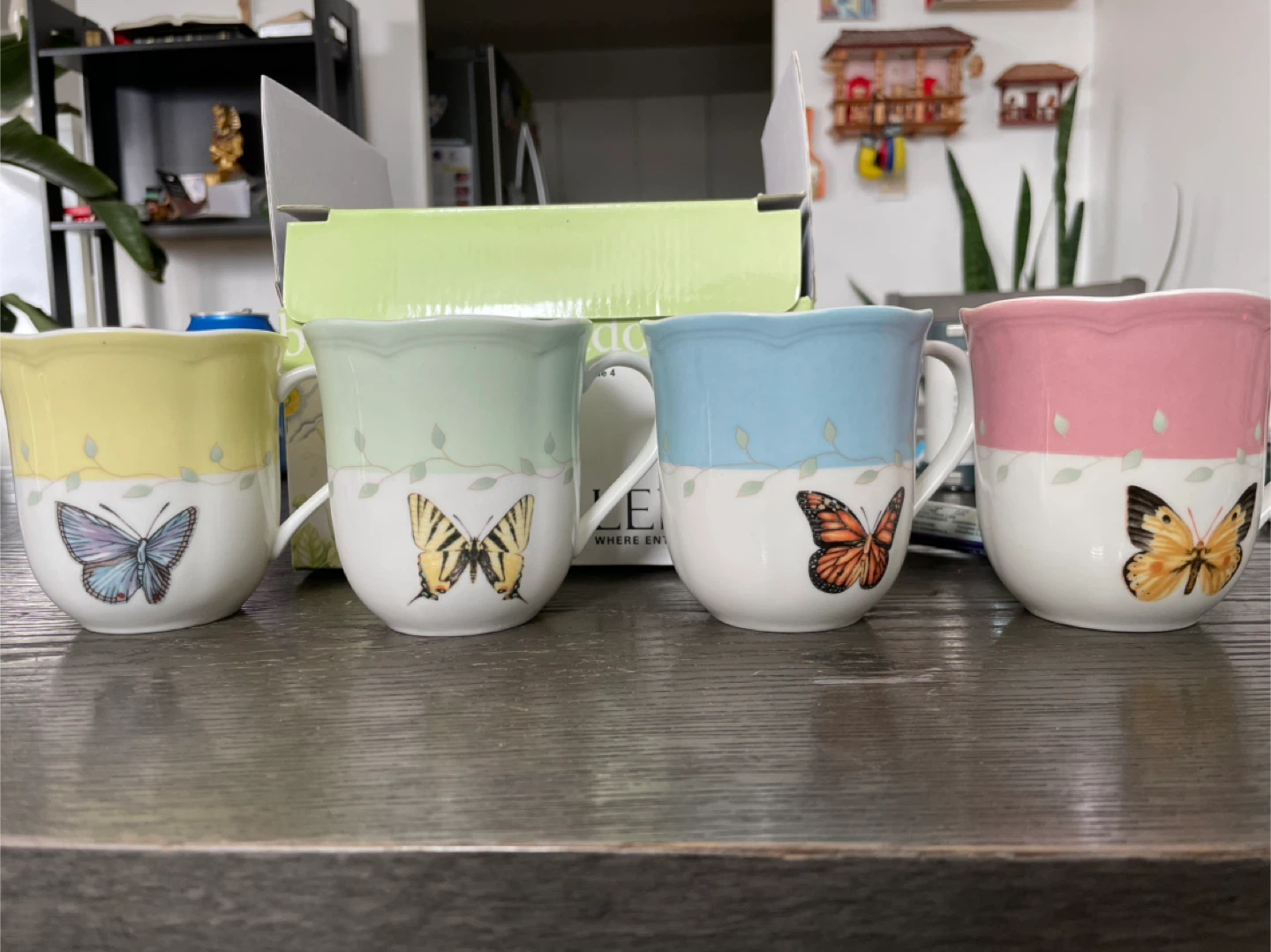 Lenox Butterfly Meadow Mugs - Set of 4