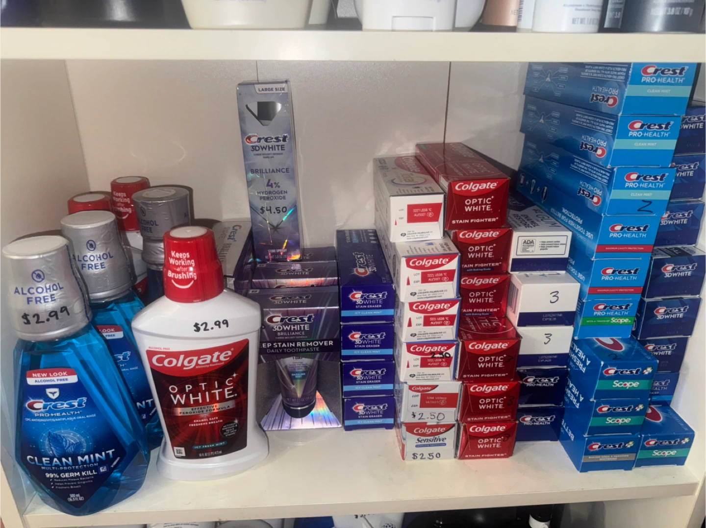 Crest & Colgate Oral Care Products