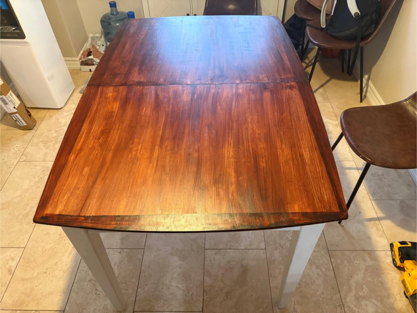 Extendable Wood Dining Table - photo 3