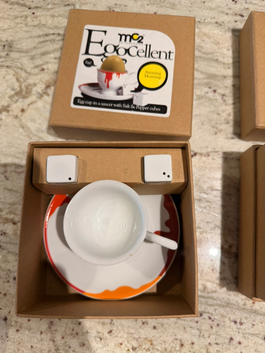 Ego²cellent Egg Cup Set - New in Box!🏆 - photo 2