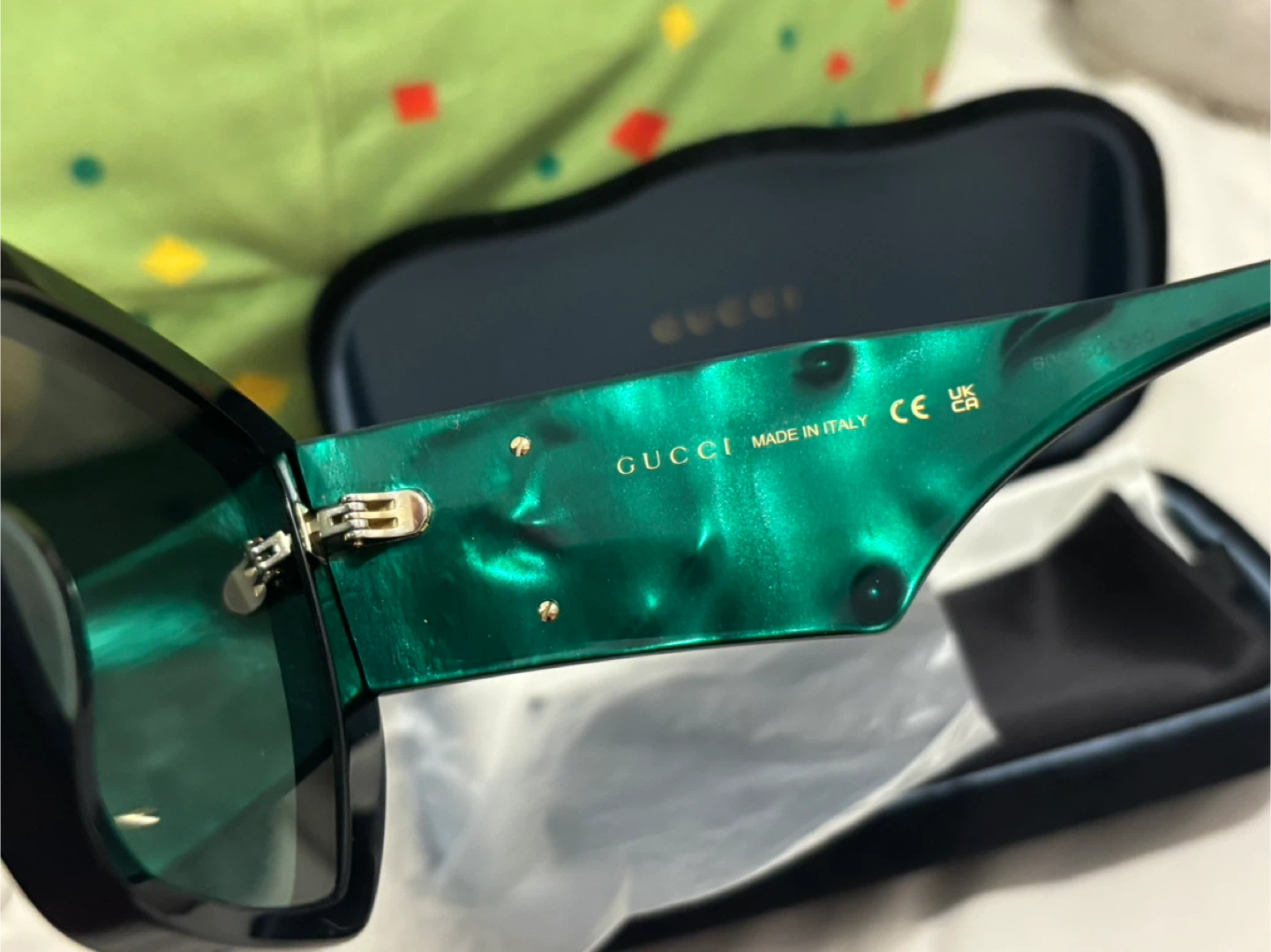 Gucci GG0986S 001 Green Sunglasses - photo 4