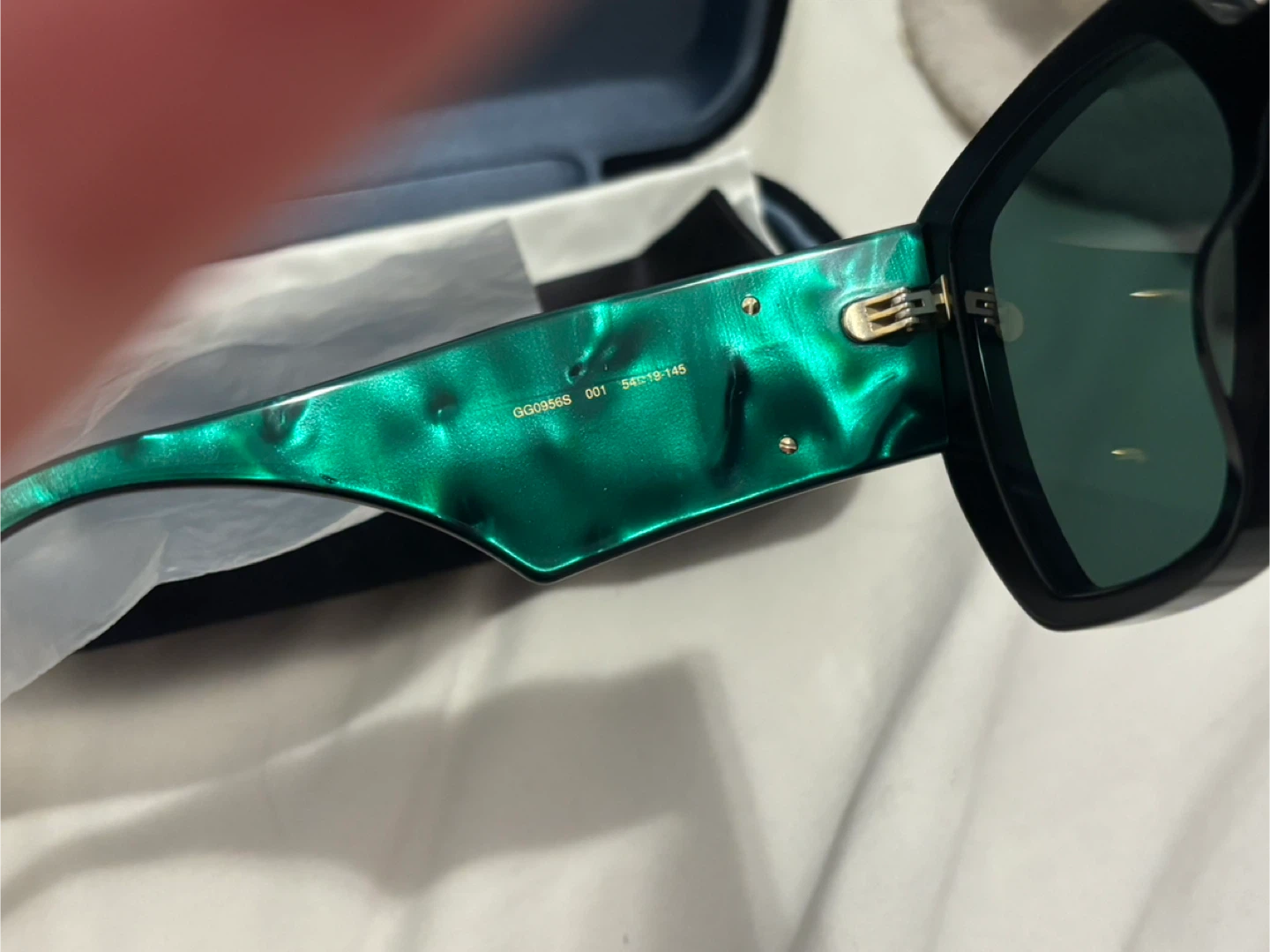 Gucci GG0986S 001 Green Sunglasses - photo 3