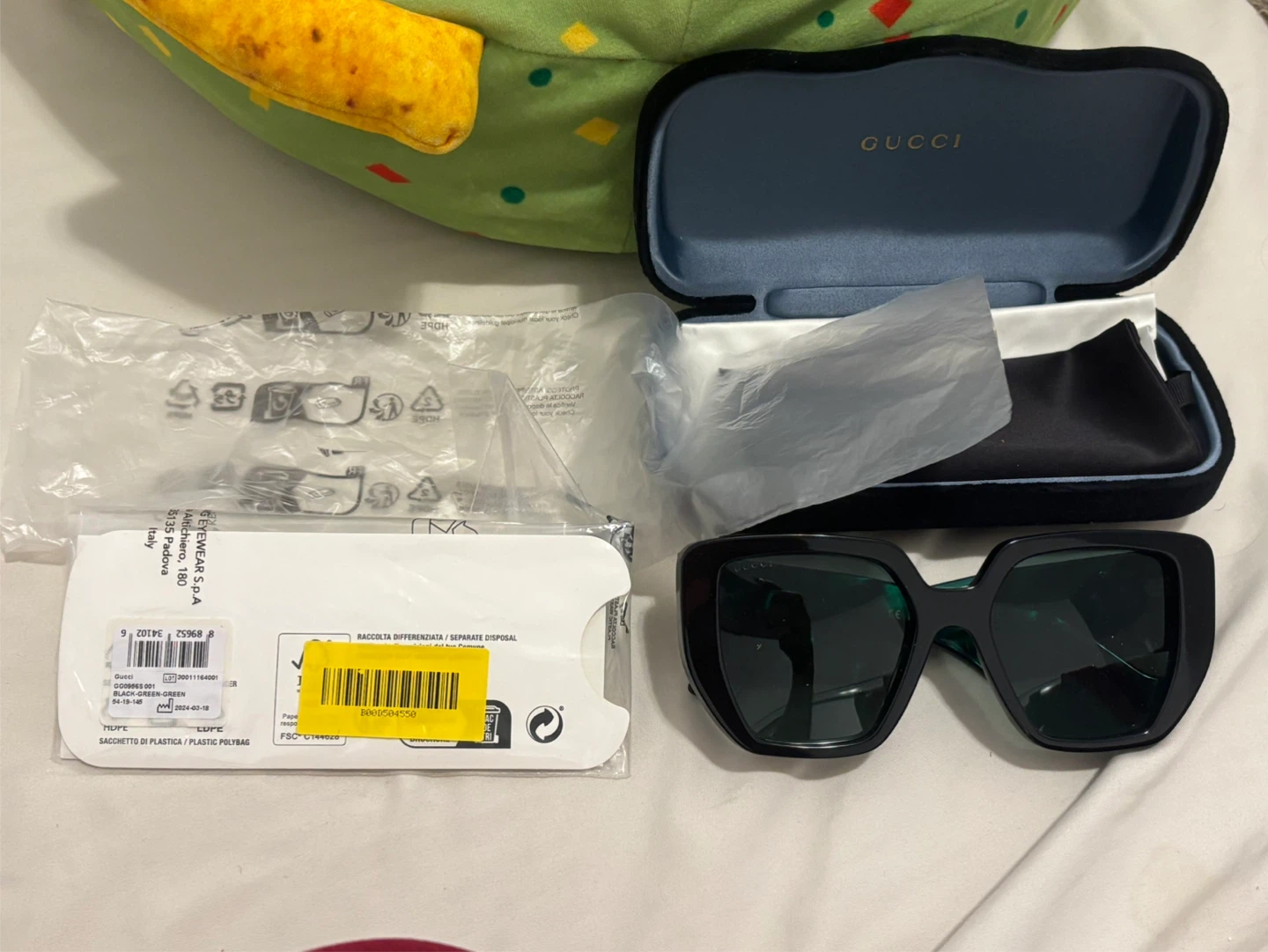 Gucci GG0986S 001 Green Sunglasses