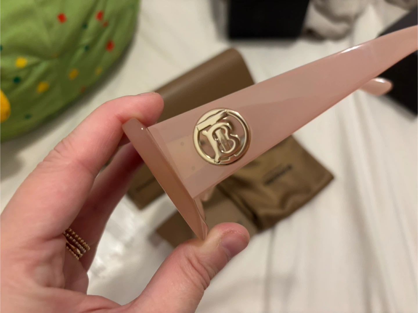 Burberry Sunglasses - Pale Pink, Includes Case & Dust Bag - photo 5