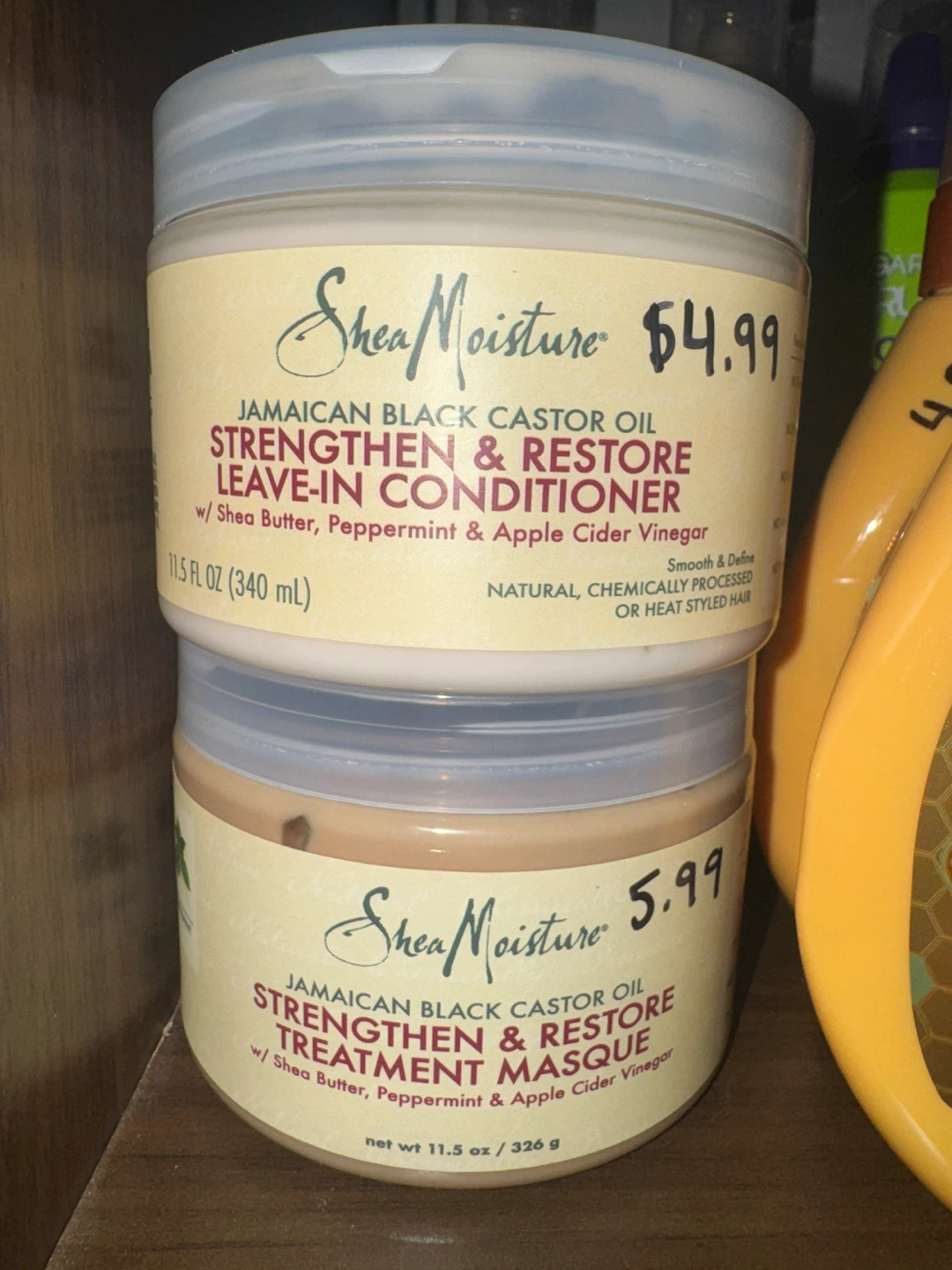 Shea Moisture Jamaican Black Castor Oil Hair Products
