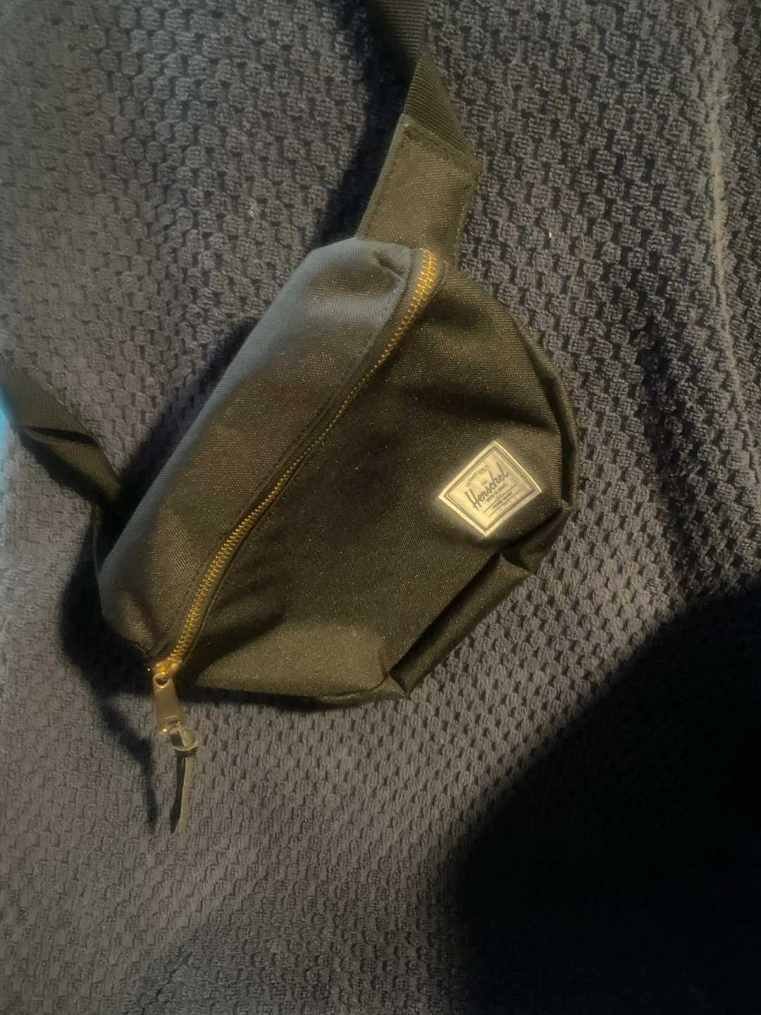 Herschel Black Fanny Pack