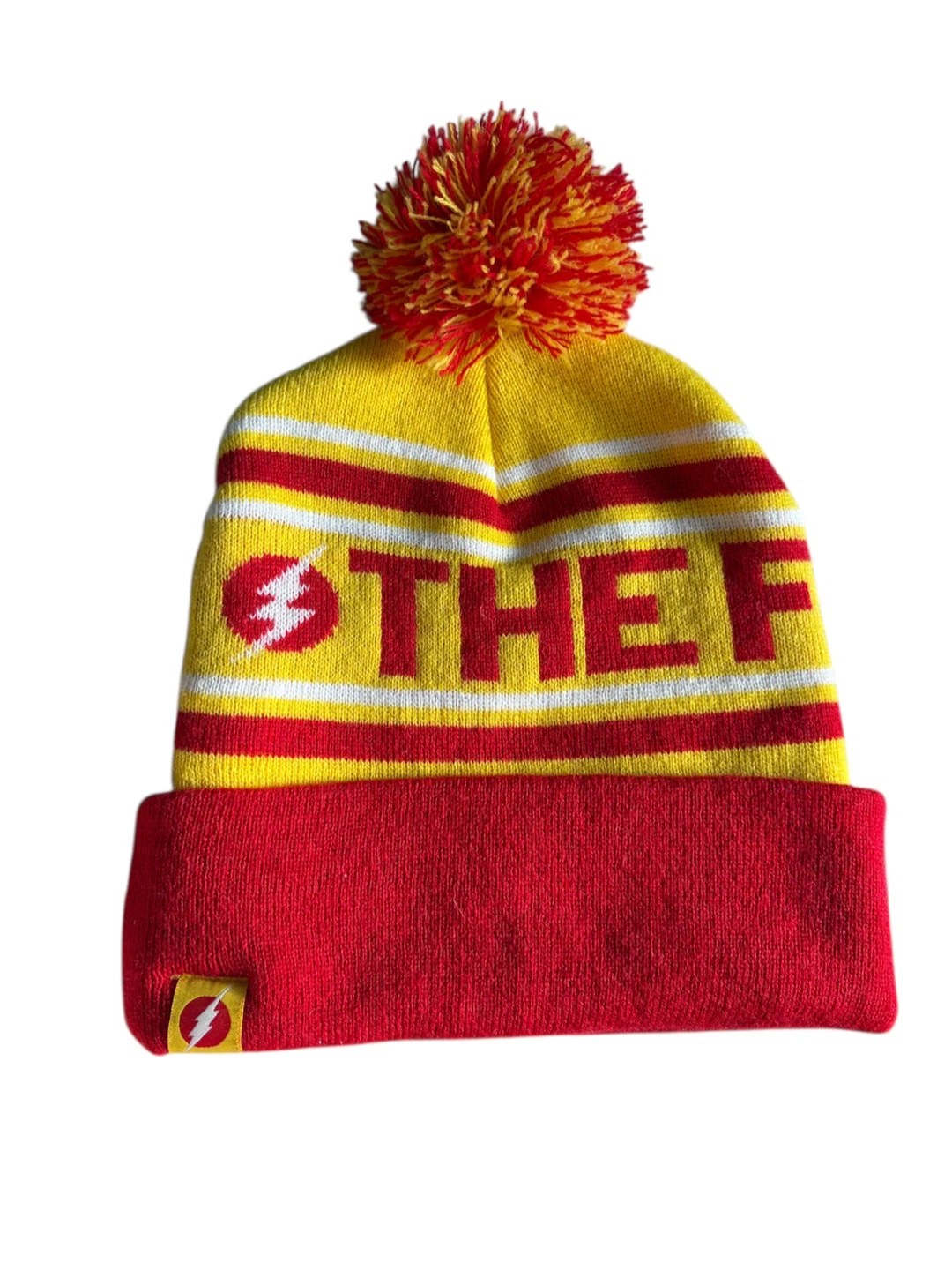 DC Comics The Flash Beanie - Red & Yellow