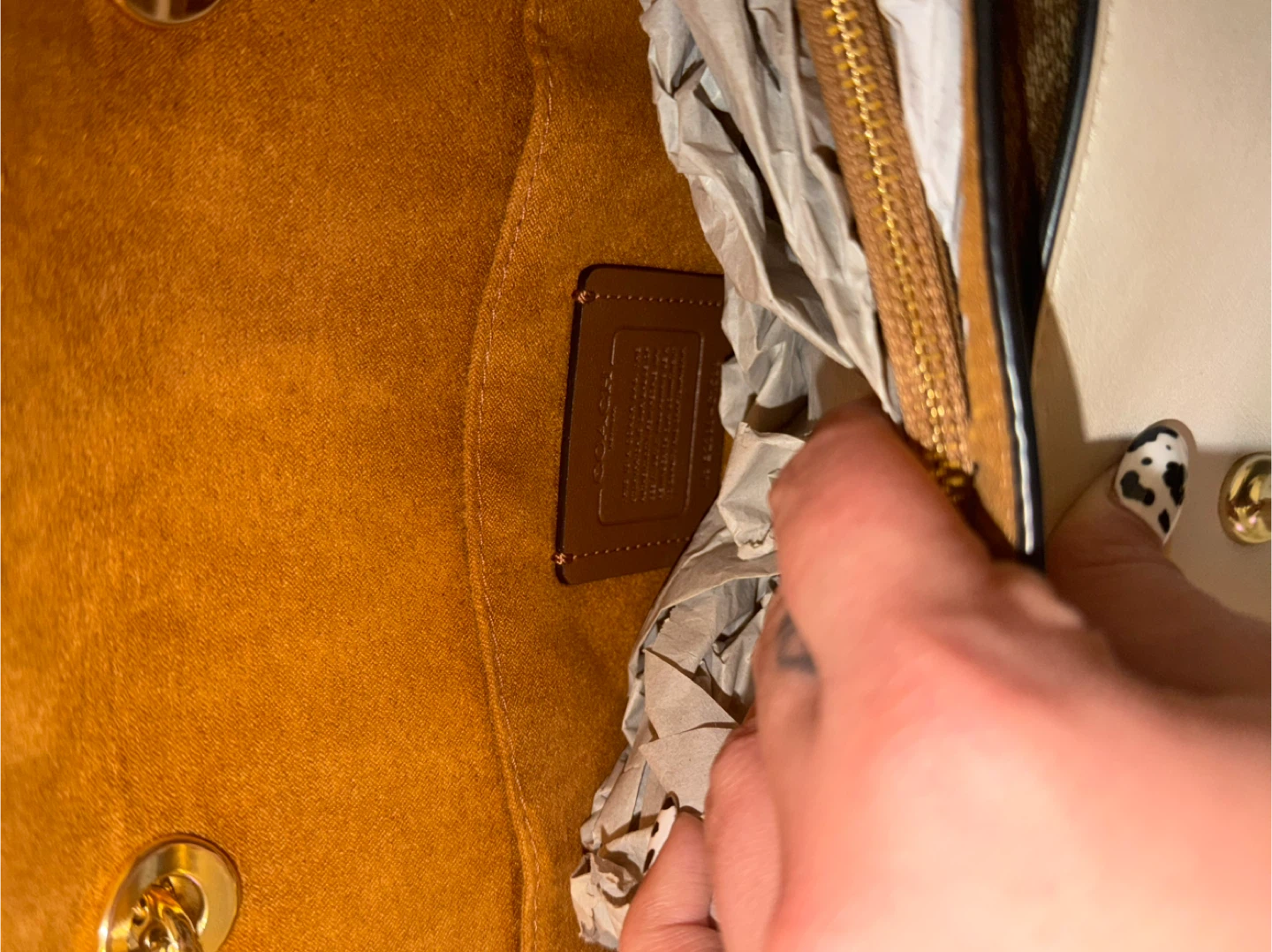 Coach Lane shoulder bag - brown signature canvas - photo 4