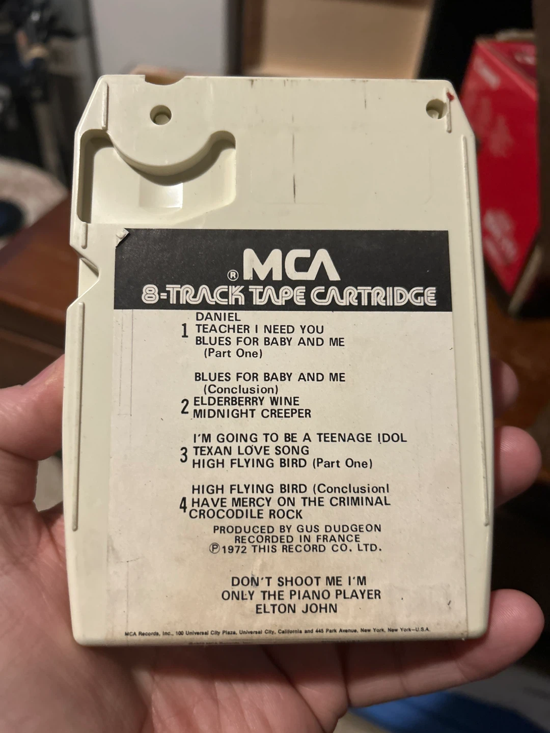 Elton John - Don't Shoot Me 8-Track Tape Cartridge - photo 2