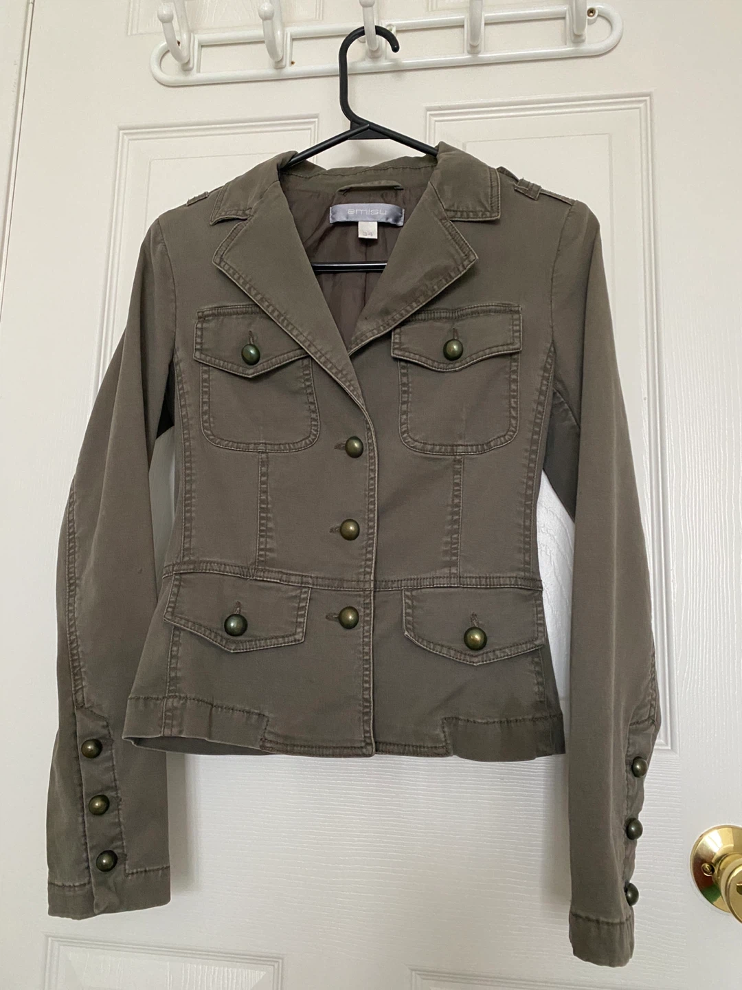 ❤️Amisu Olive Green Military Style Jacket