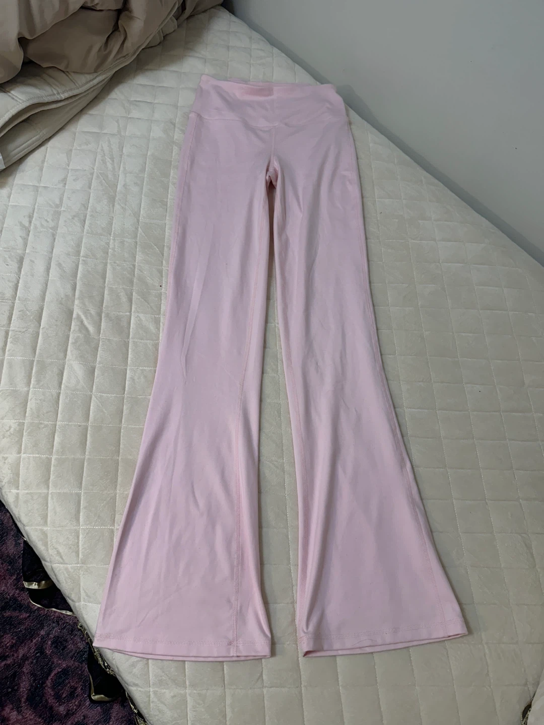 New Pink Flare Leggings - Size xs