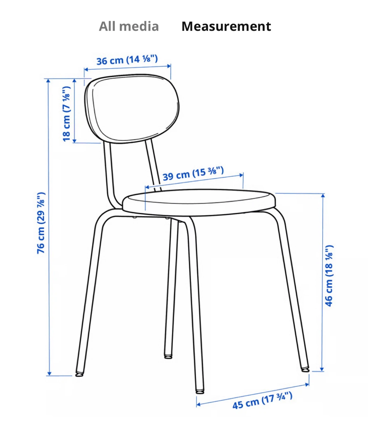 New IKEA ÖSTANÖ Chair - Red Orange x2 pieces, $15 each - photo 3
