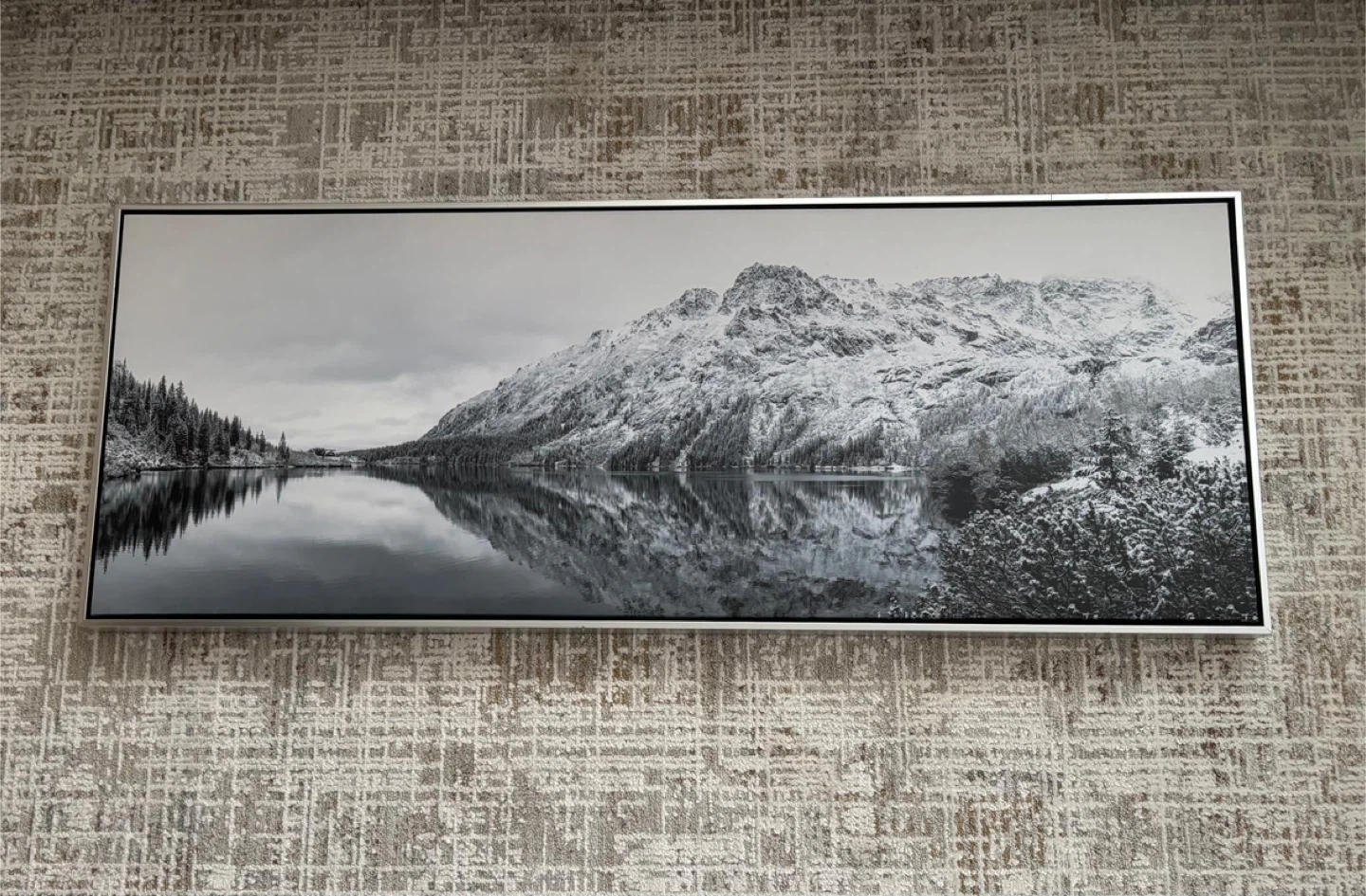 Framed Mountain Lake Print
