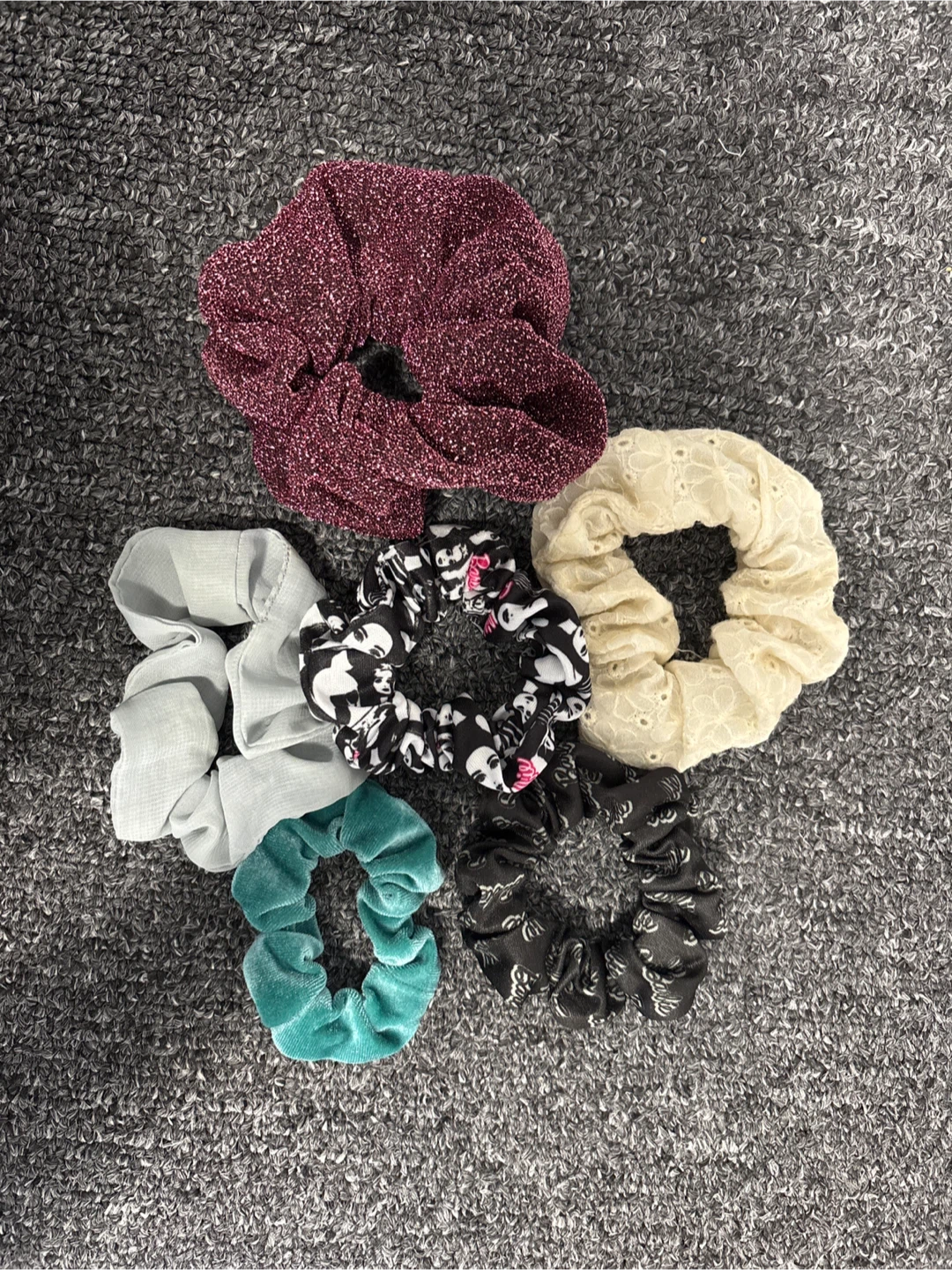 Scrunchie Hair Tie Bundle - Assorted Colours