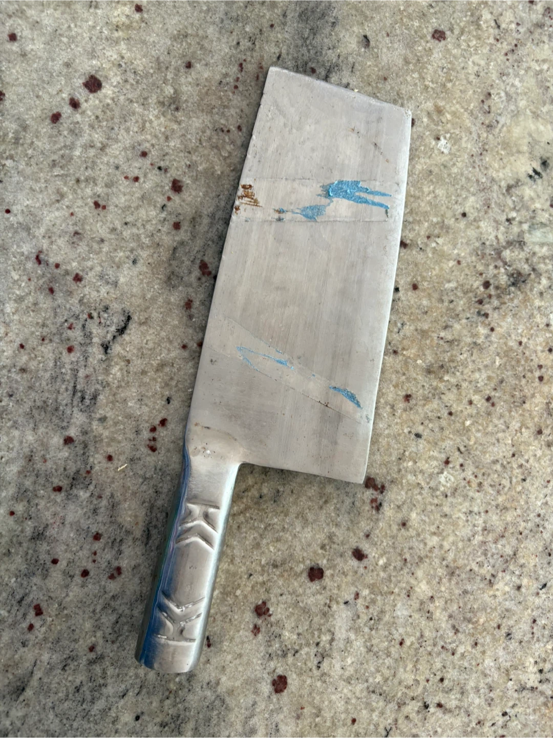 Stainless steel Chinese knife - photo 2