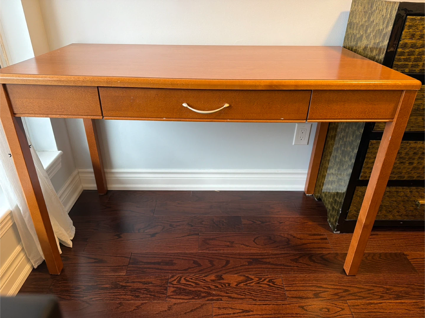 Wooden Desk with Drawers