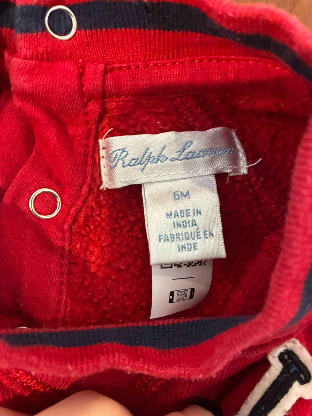 Baby Ralph Lauren Baby Red Pullover - 6M - photo 2