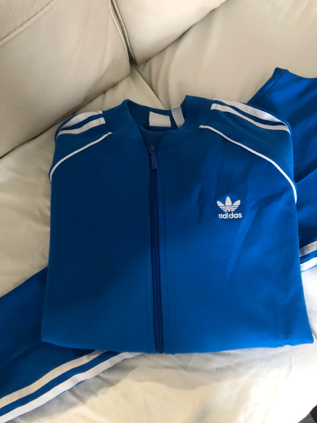 Adidas Tracksuit - Blue, Size M