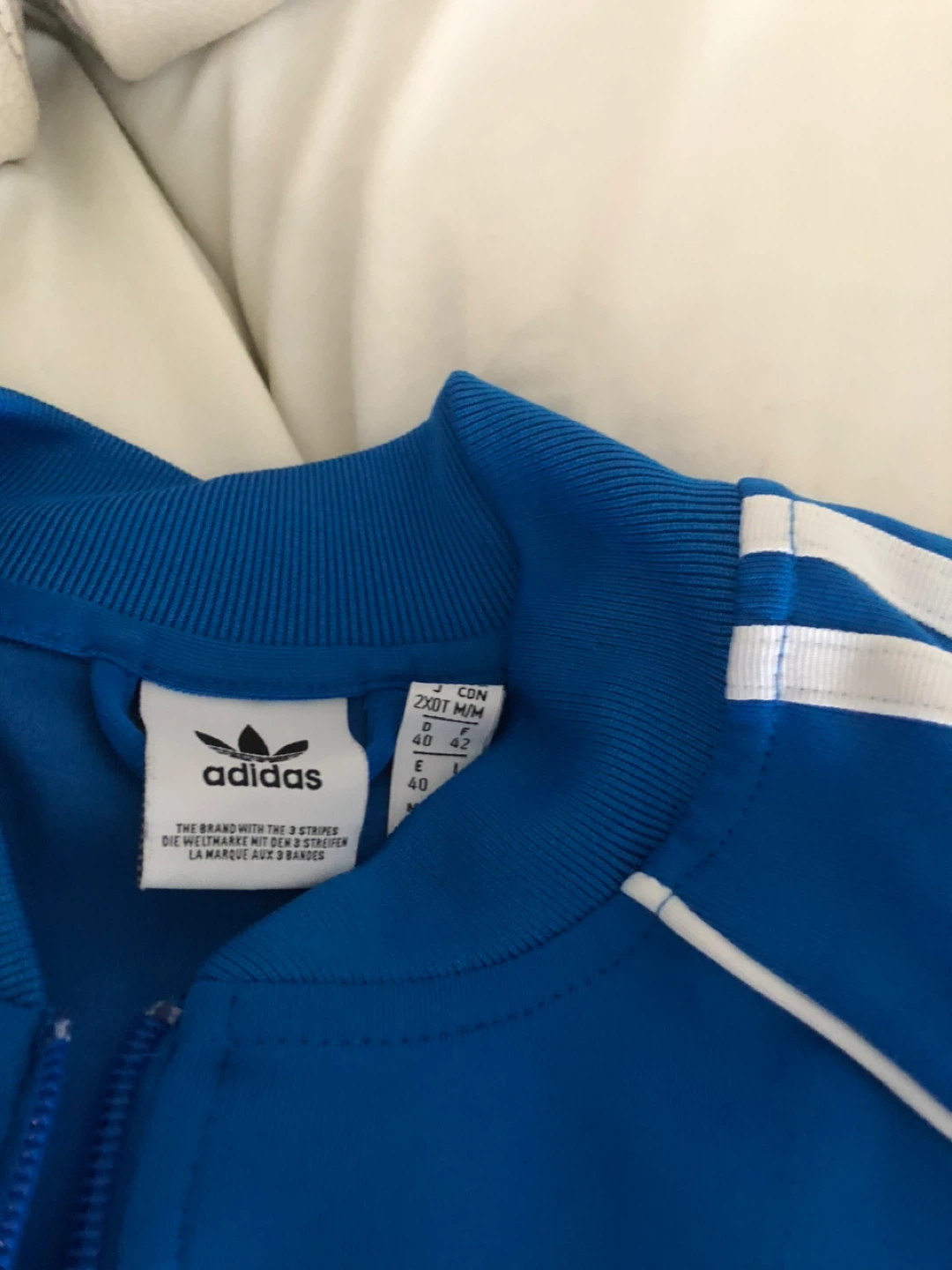 Adidas Tracksuit - Blue, Size M - photo 2
