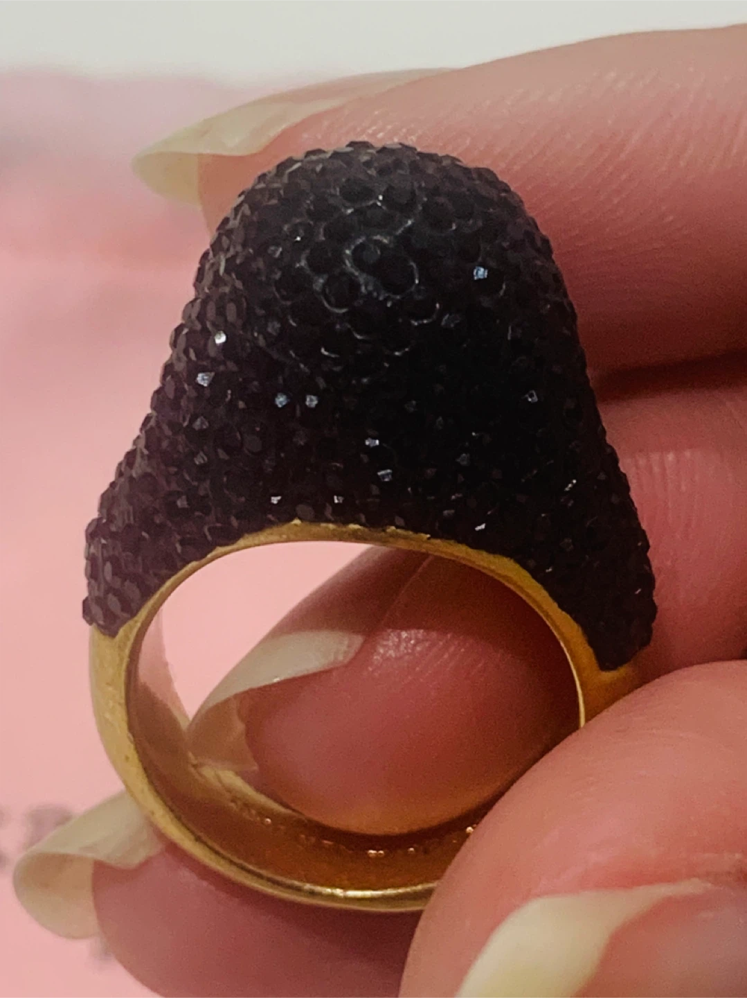 🐧 Kate Spade Penguin  Ring  Size 7 - Black & Gold 🐧 - photo 3